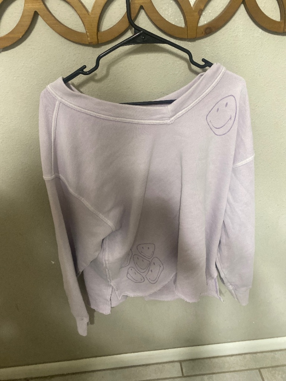 Aerie oversized off the shoulder sweatshirt